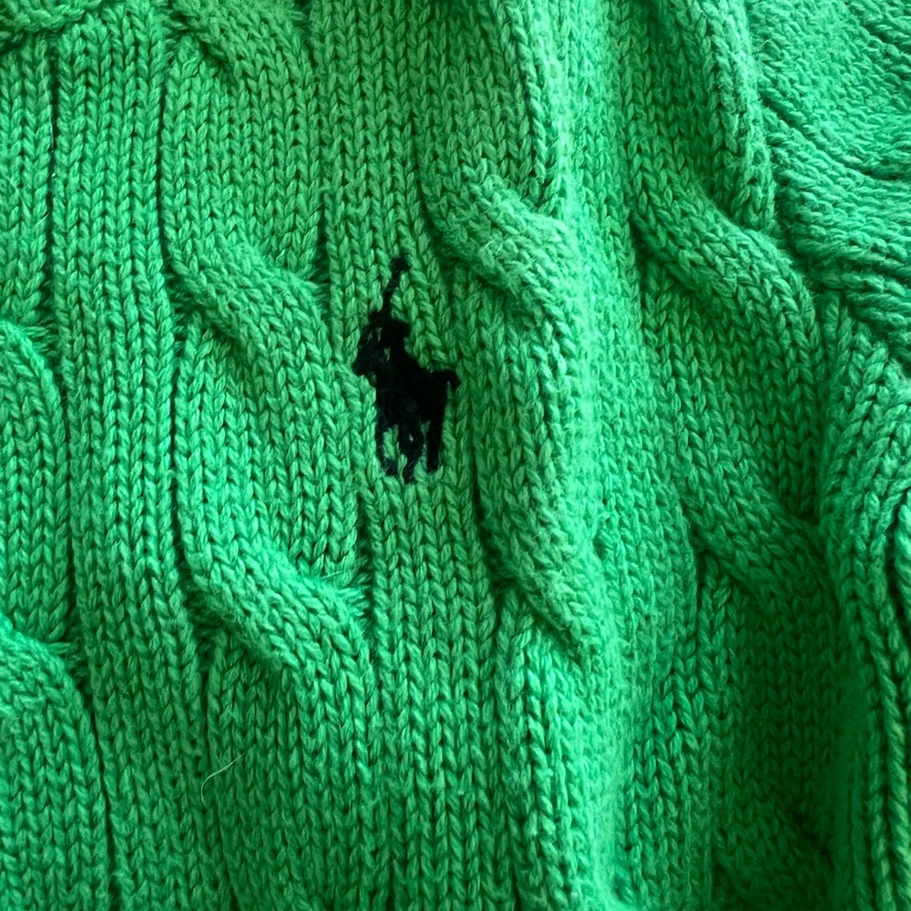 Ralph Lauren Vibrant Green Knit Top - Picture 4 of 4